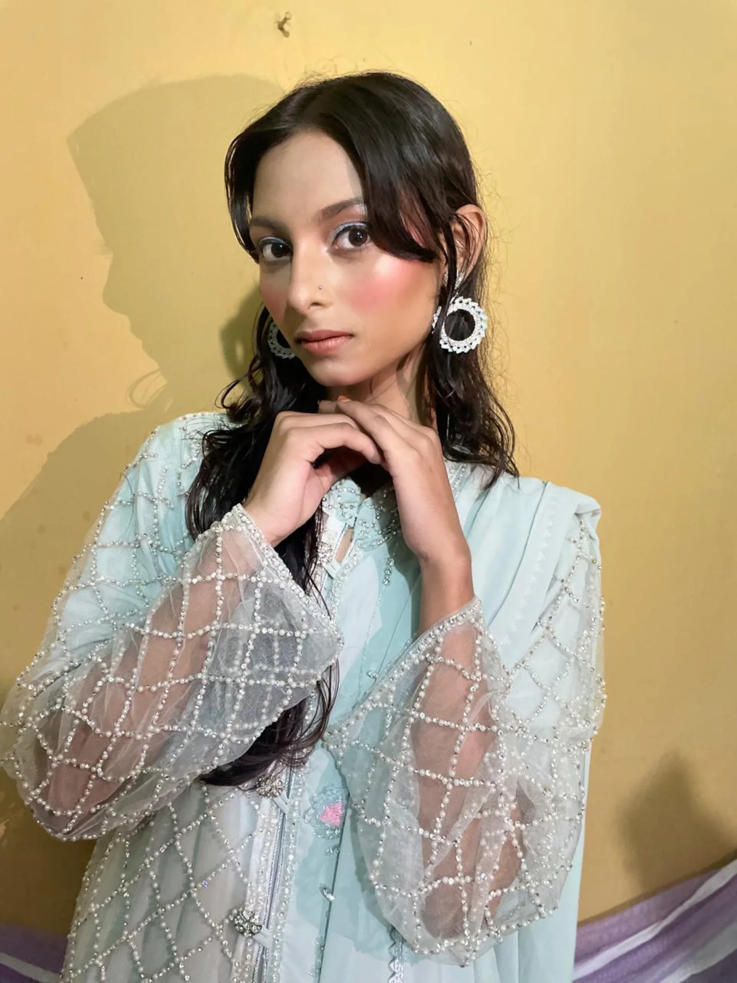 Soft glam engagement makeup — Patna