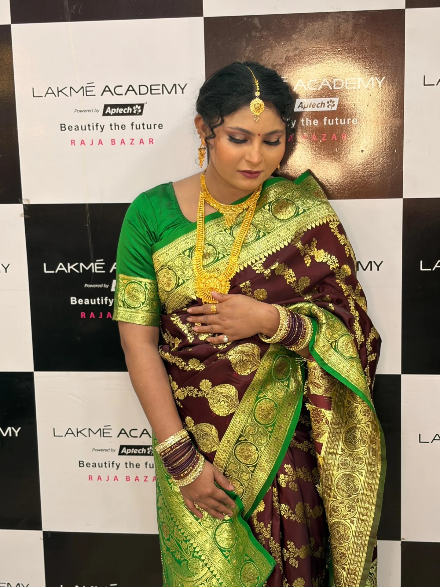 Banarasi saree bridal look — Patna
