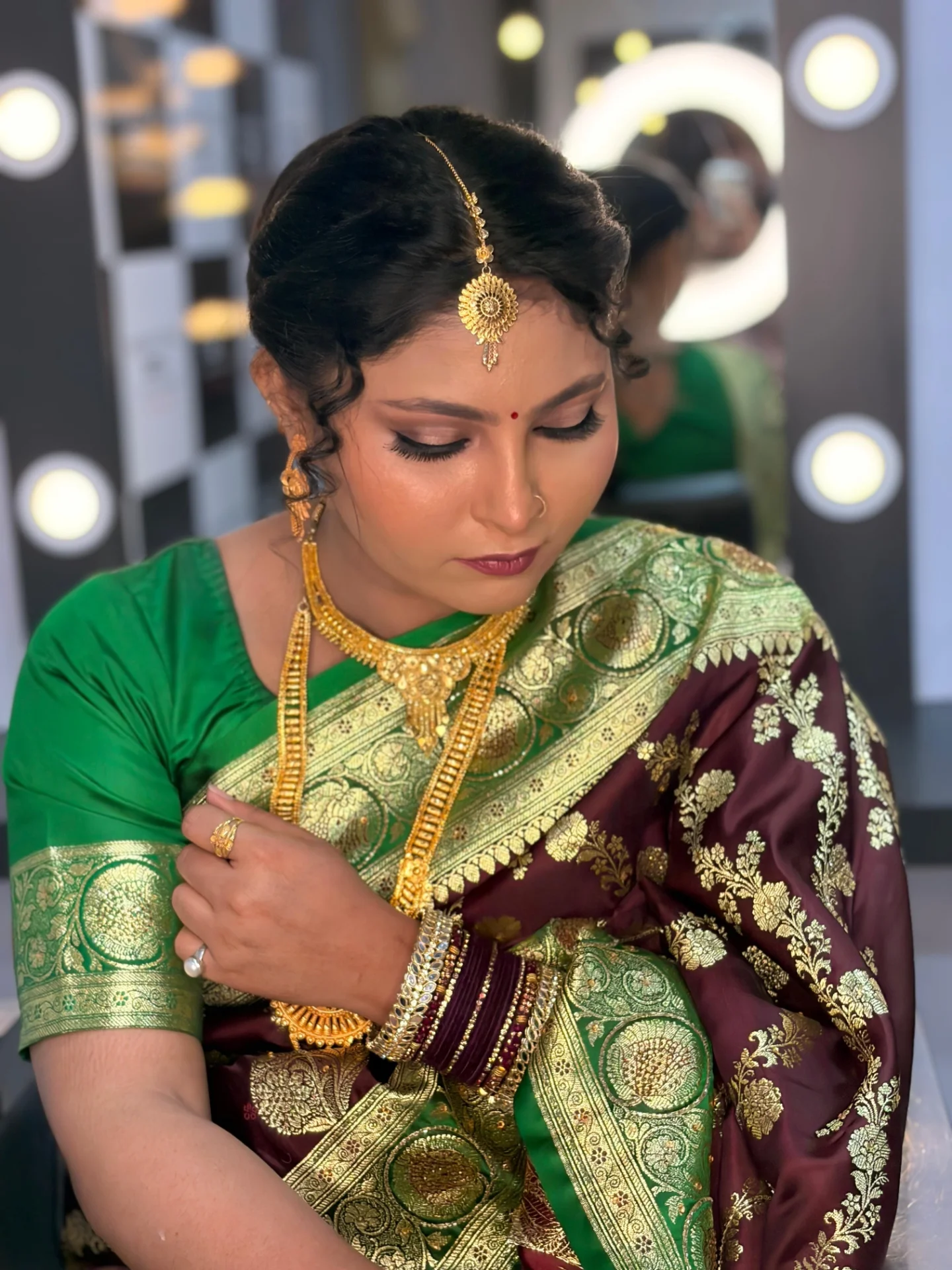 Banarasi bridal close-up — Patna