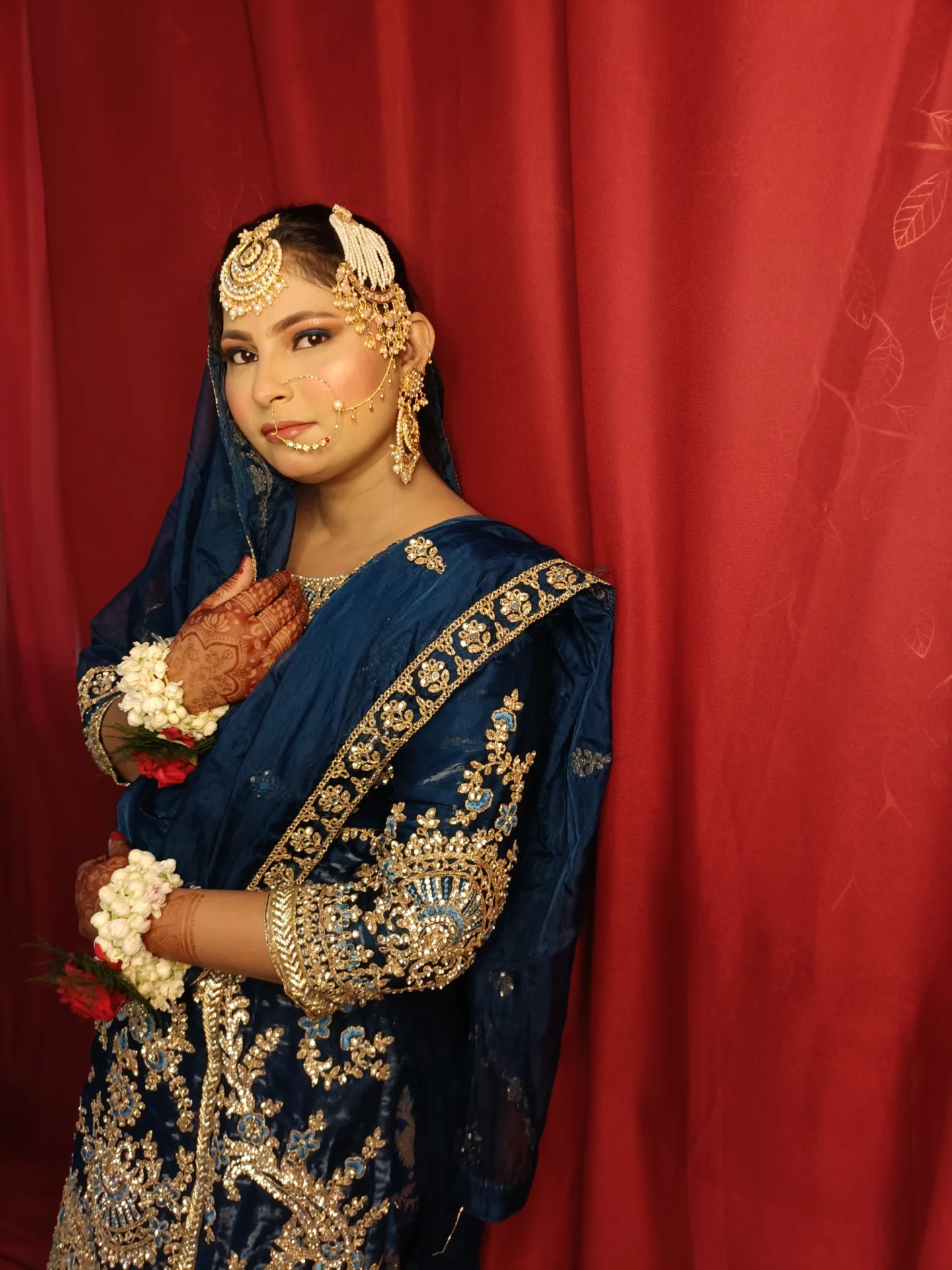 Blue bridal portrait — Patna
